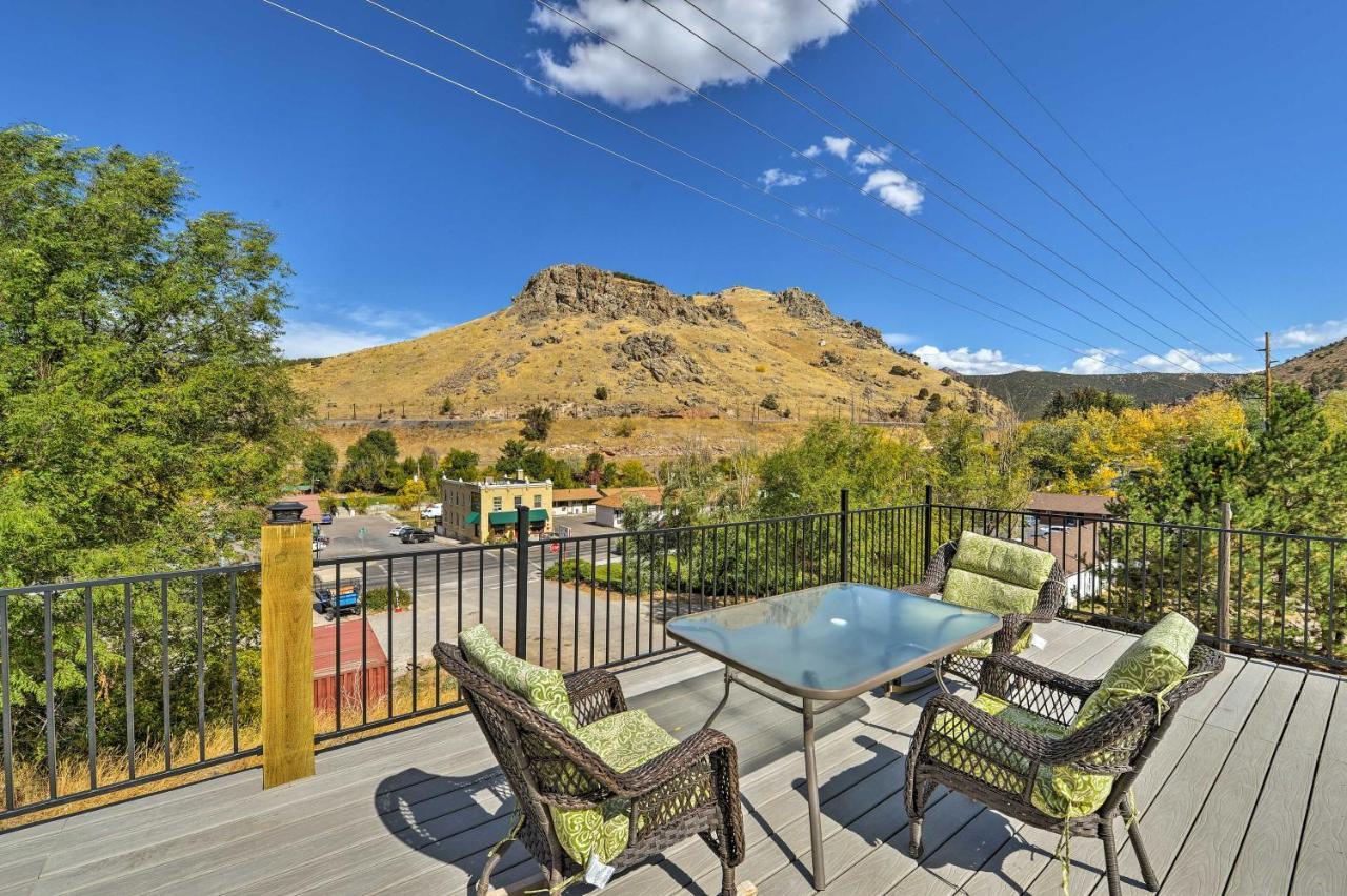 Central Lava Hot Springs Studio With Deck And Views! Exteriör bild